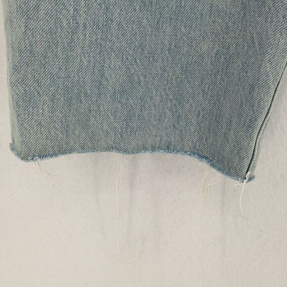 Veronica Beard Blue Blake Crop Straight High Rise Denim Jeans Size 27 - Picture 6 of 9
